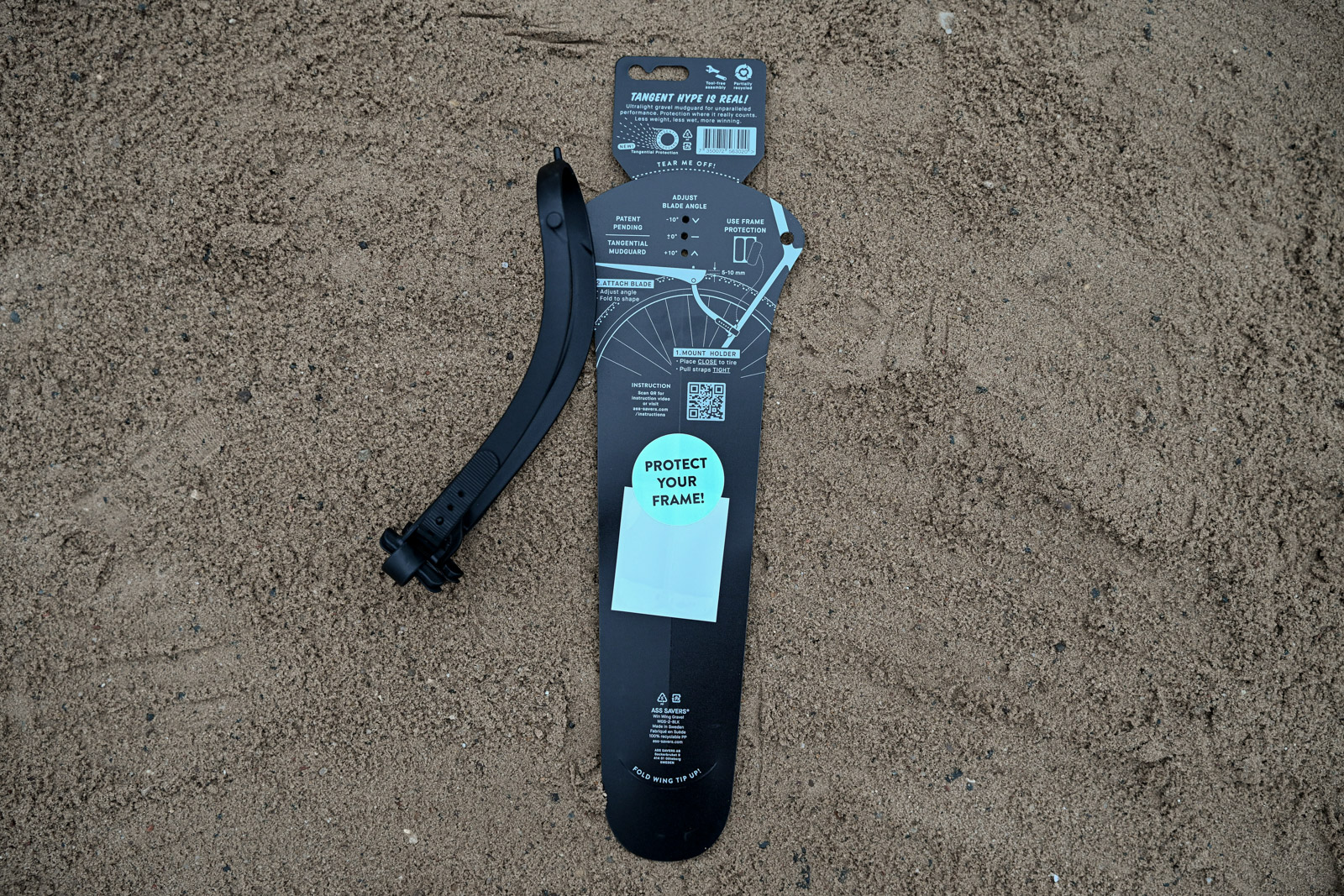 Крылья Ass Savers Win Wing Gravel 2  Black dots