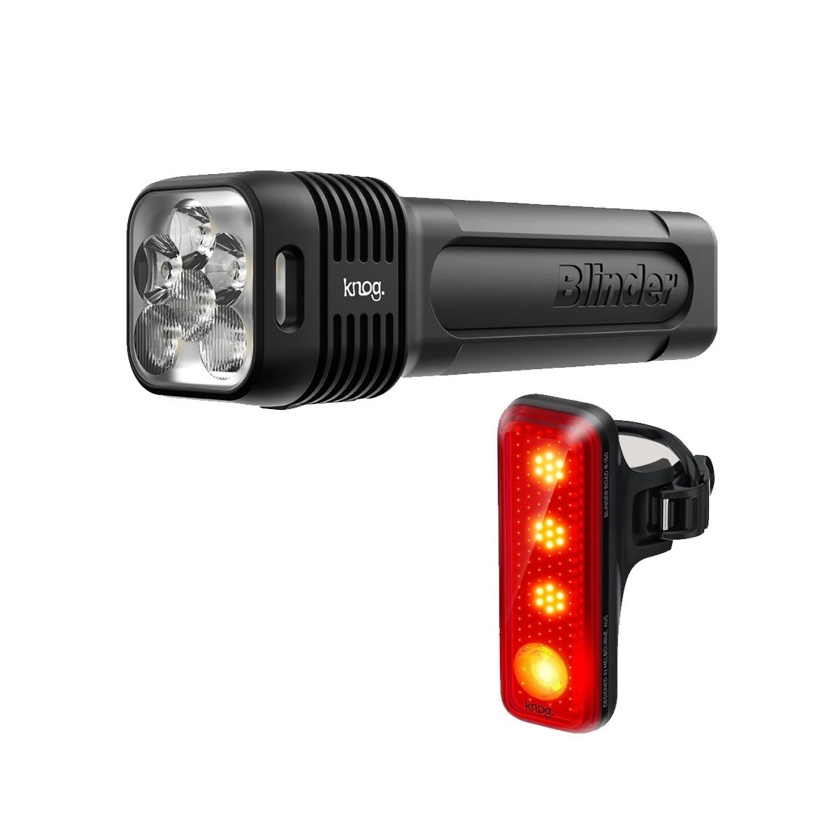 Комплект фонарей Knog Blinder 1300 & Blinder R-150