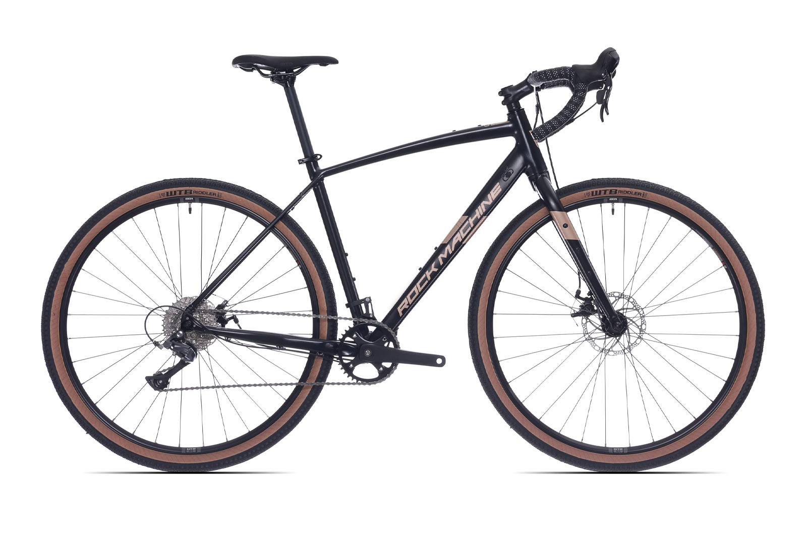Велосипед Rock Machine Gravelride 200 Gloss Black/Sand