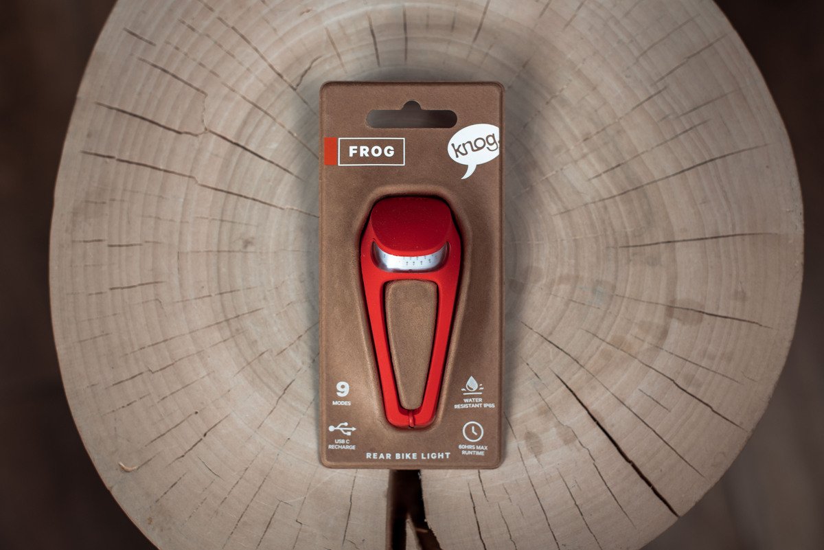 Фонарь задний Knog Frog V3 Rear Tequila Sunrise