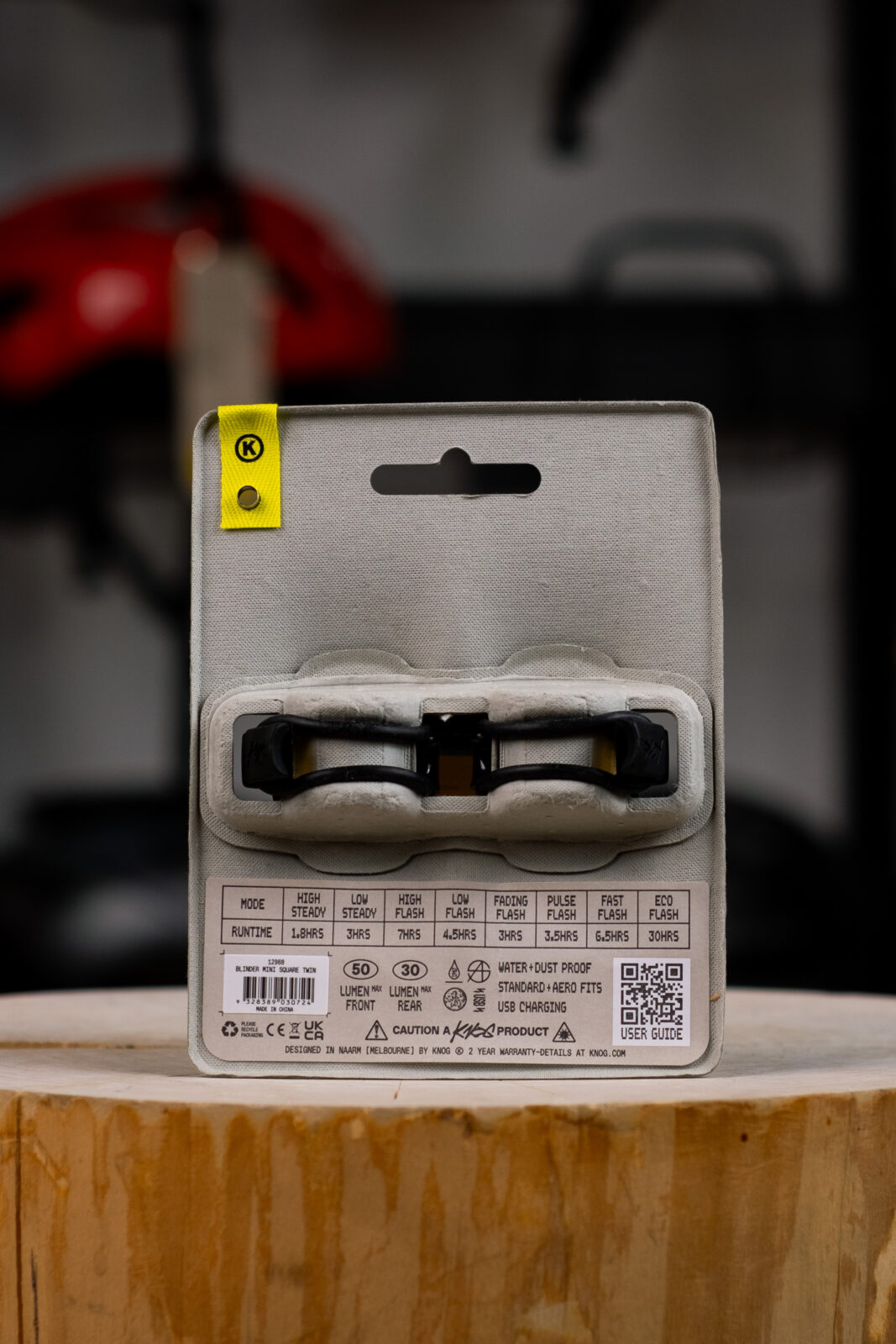Комплект фонарей Knog Blinder Mini Square Twinpack