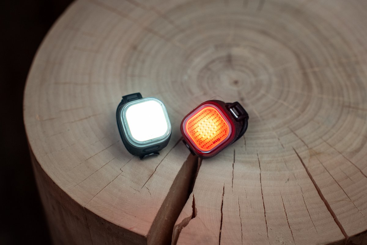 Комплект фонарей Knog Blinder Mini Square Twinpack