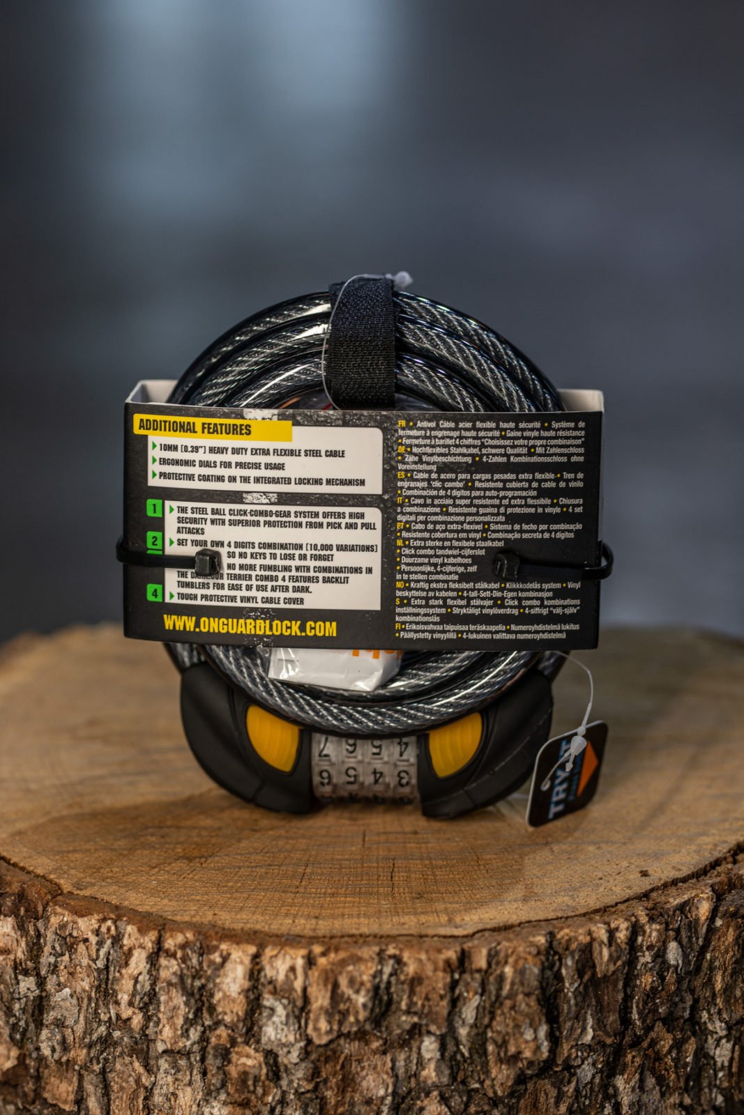 Велозамок тросовый OnGuard Terrier Light