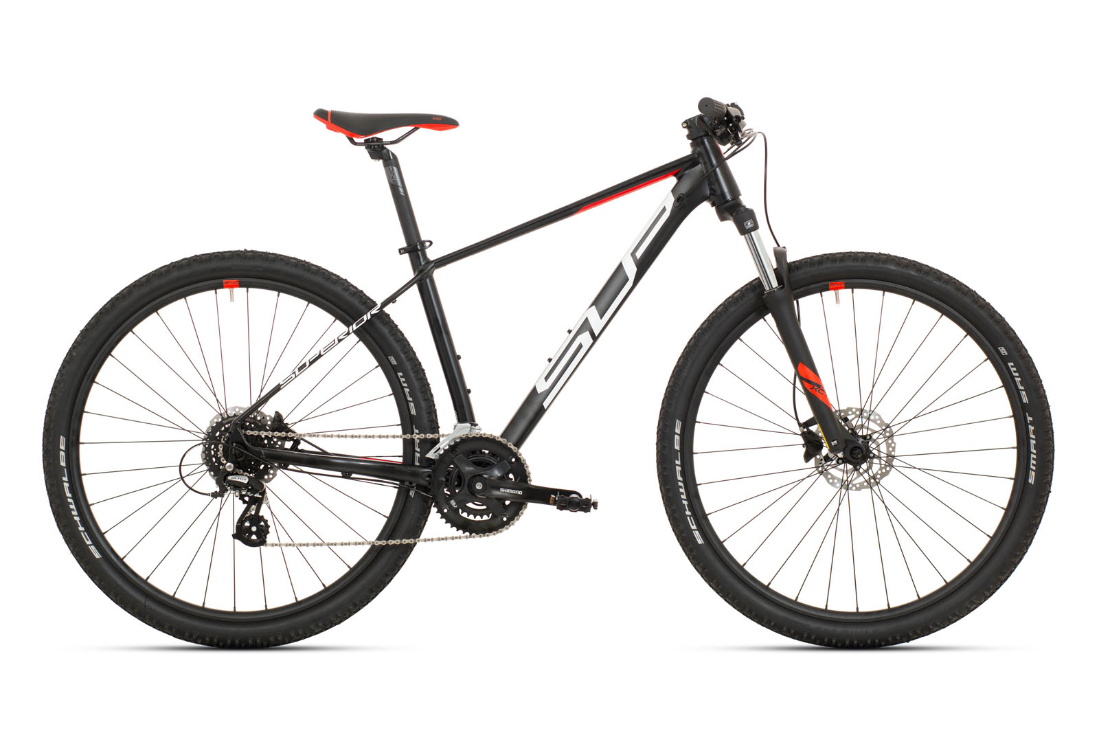Велосипед Superior XC 819 Matte Black/White/Team Red