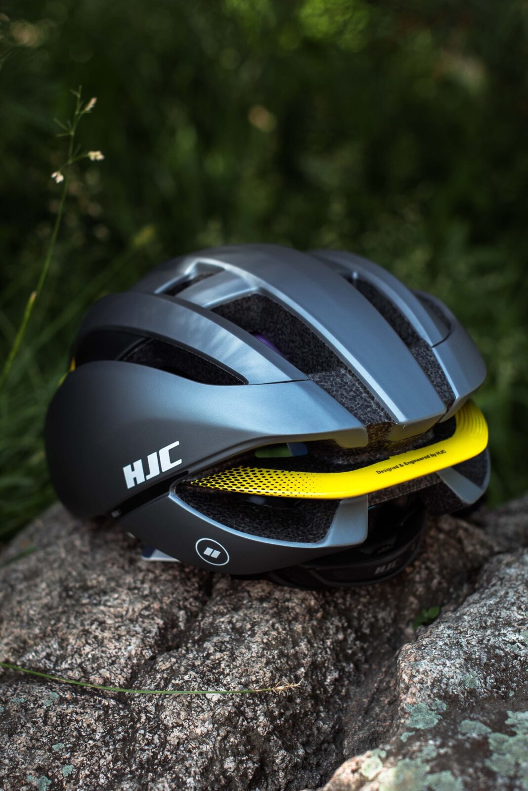 Велошлем HJC Ibex 3 Mt Grey Yellow