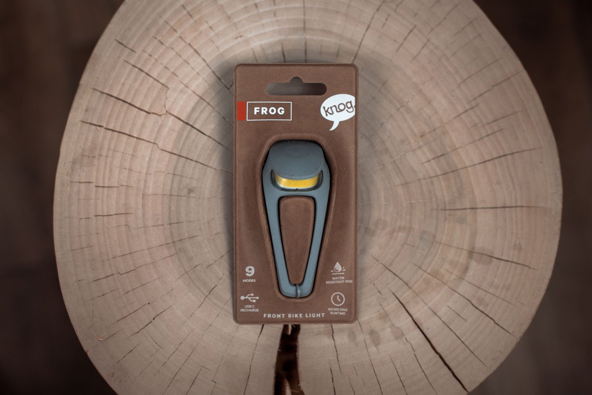 Фонарь передний Knog Frog V3 Front Abyss Grey