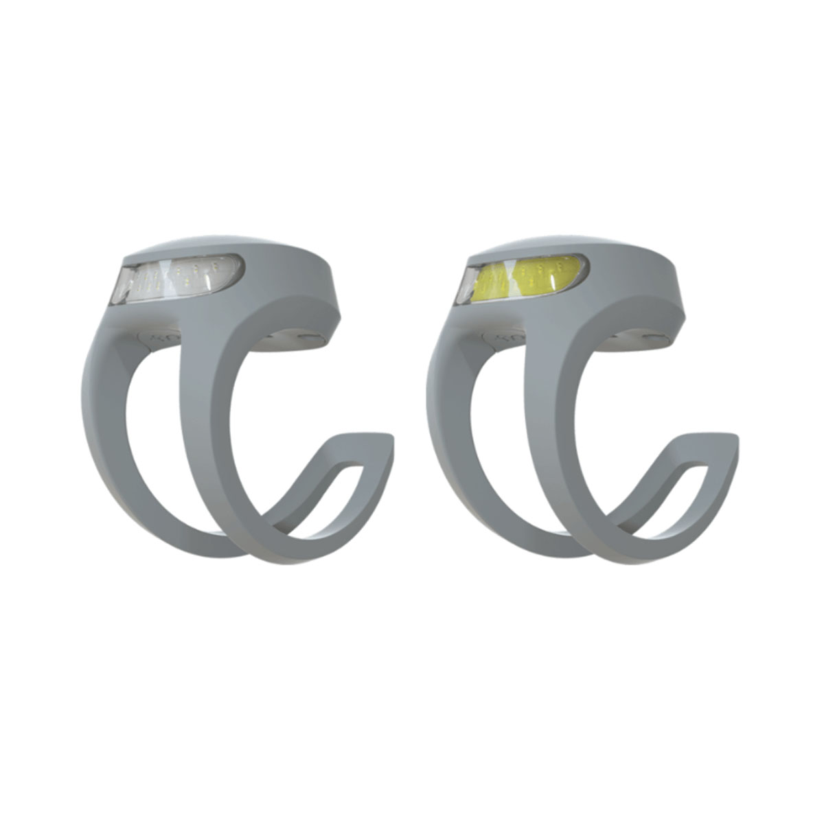 Комплект фонарей Knog Frog Twinpack Abyss Grey