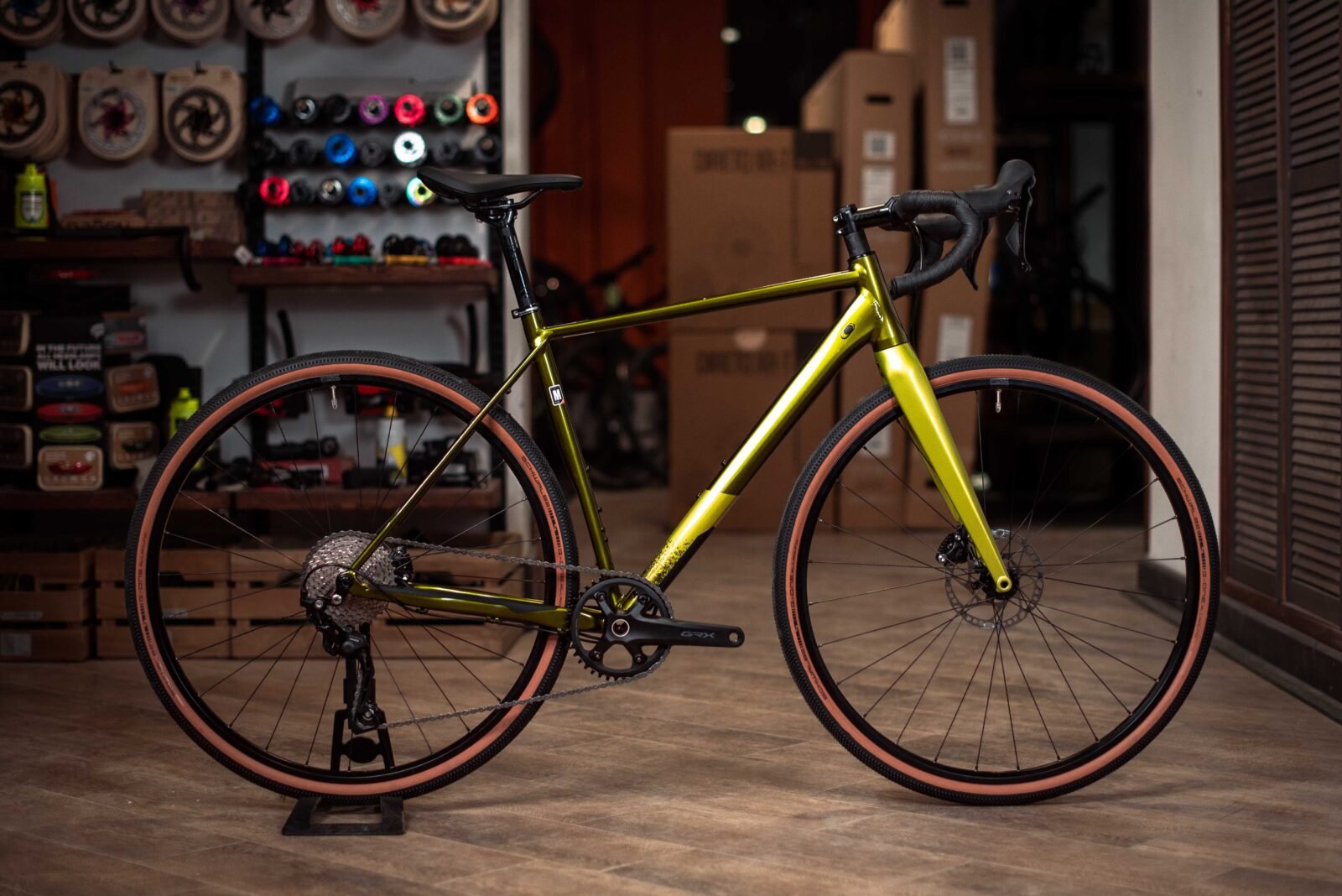 Велосипед Superior X-Road Comp GR Gloss Olive/Lime Yellow