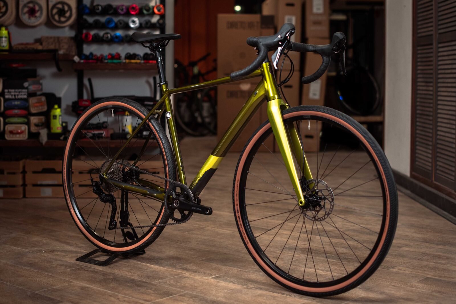 Велосипед Superior X-Road Comp GR Gloss Olive/Lime Yellow