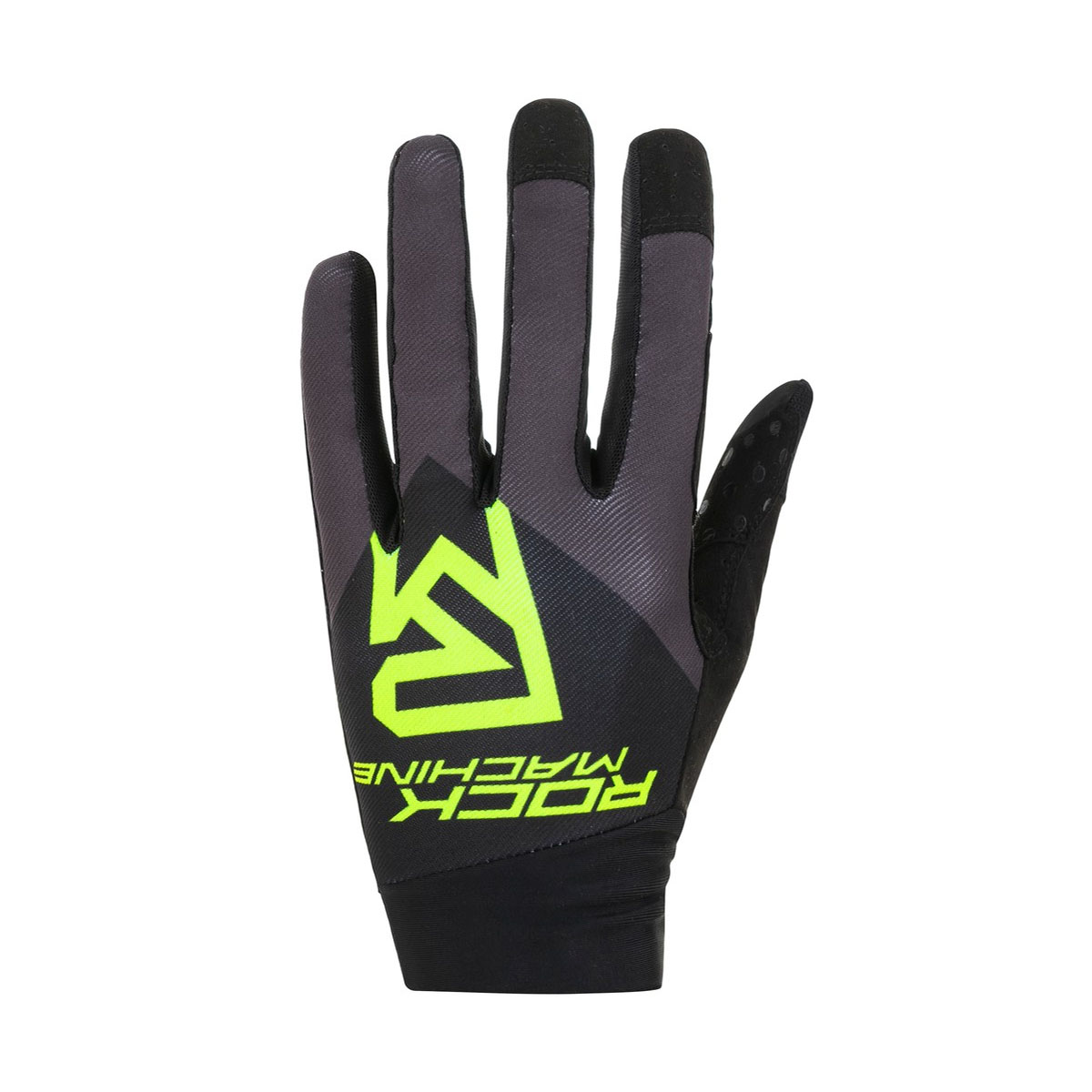 Велоперчатки Rock Machine Race FF Black/Grey/Green
